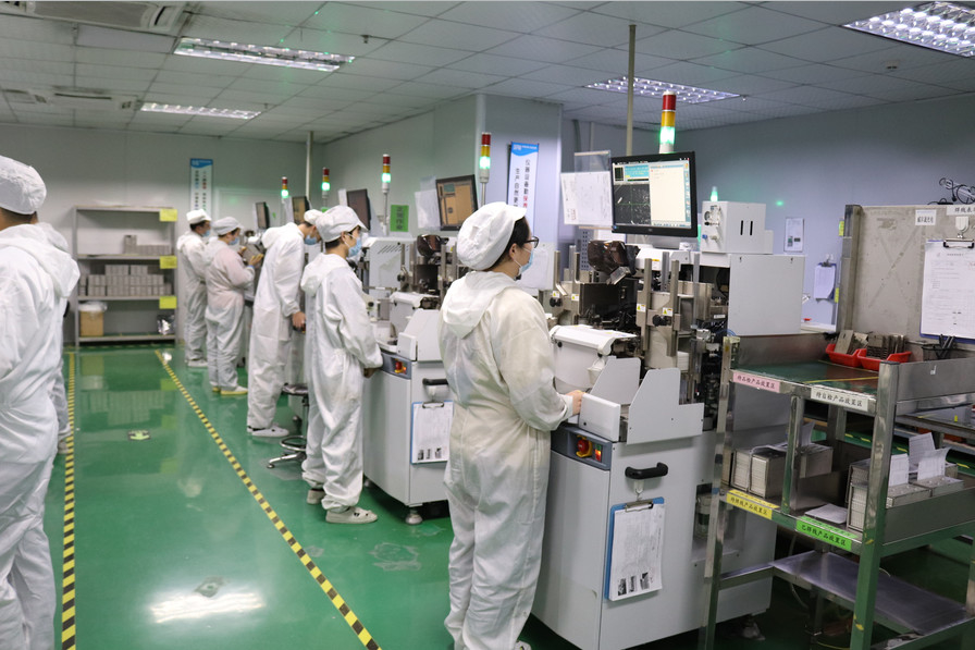 SHENZHEN WEERSOM OPTOELECTRONIC CO.,LTD производственная линия изготовителя